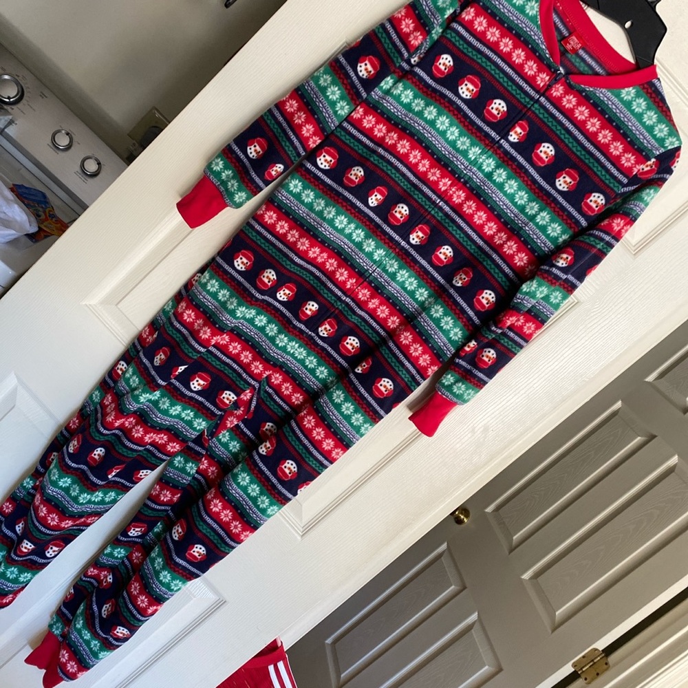 Woman’s winter onesie